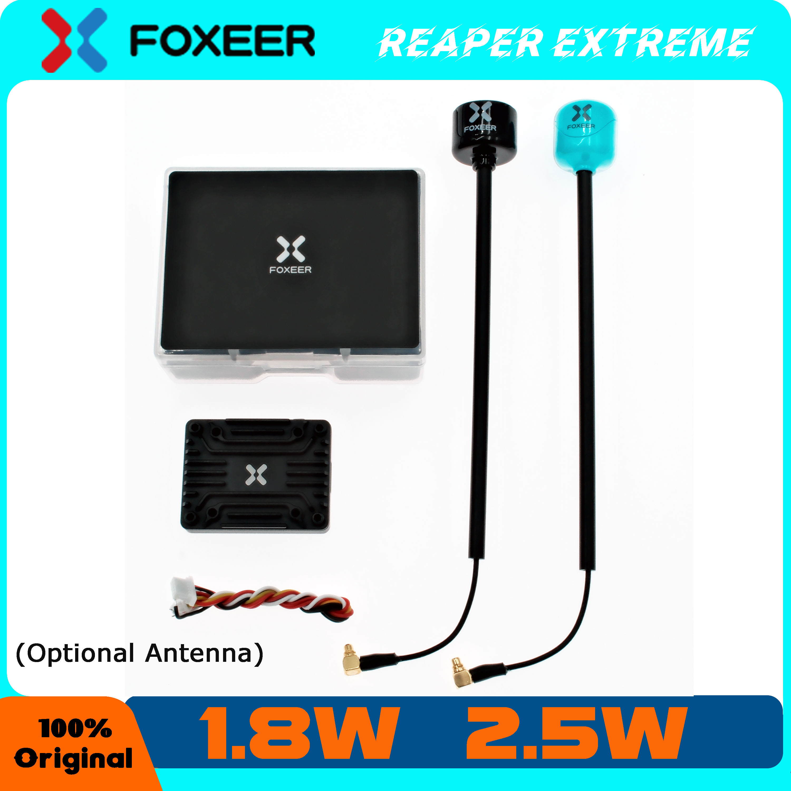 Foxeer Reaper Extreme 2.5W/1.8 - огляд і ціна Foxeer Reaper Extreme 2.5W Vtx